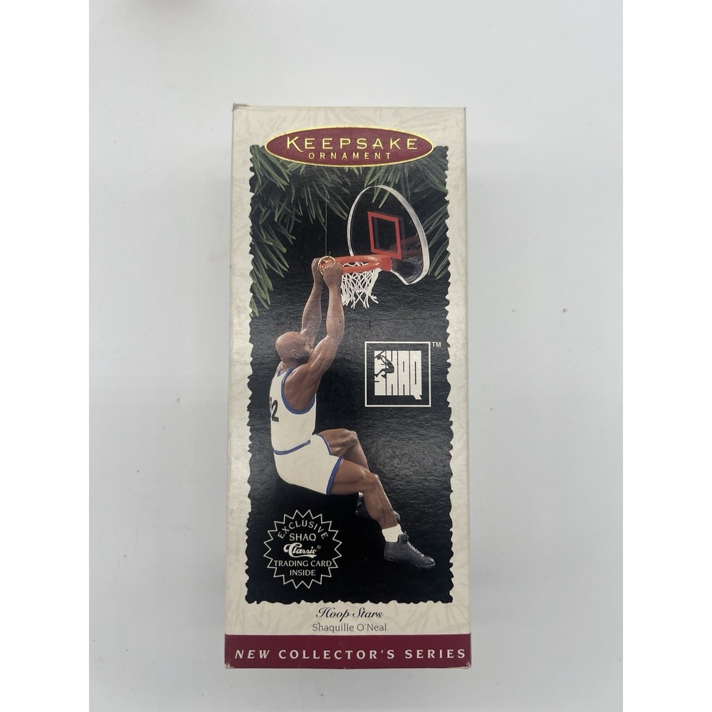 #2315 Hallmark 1995 Basketball Hoop Stars Shaquille O'Neal Ornament #1 in Series